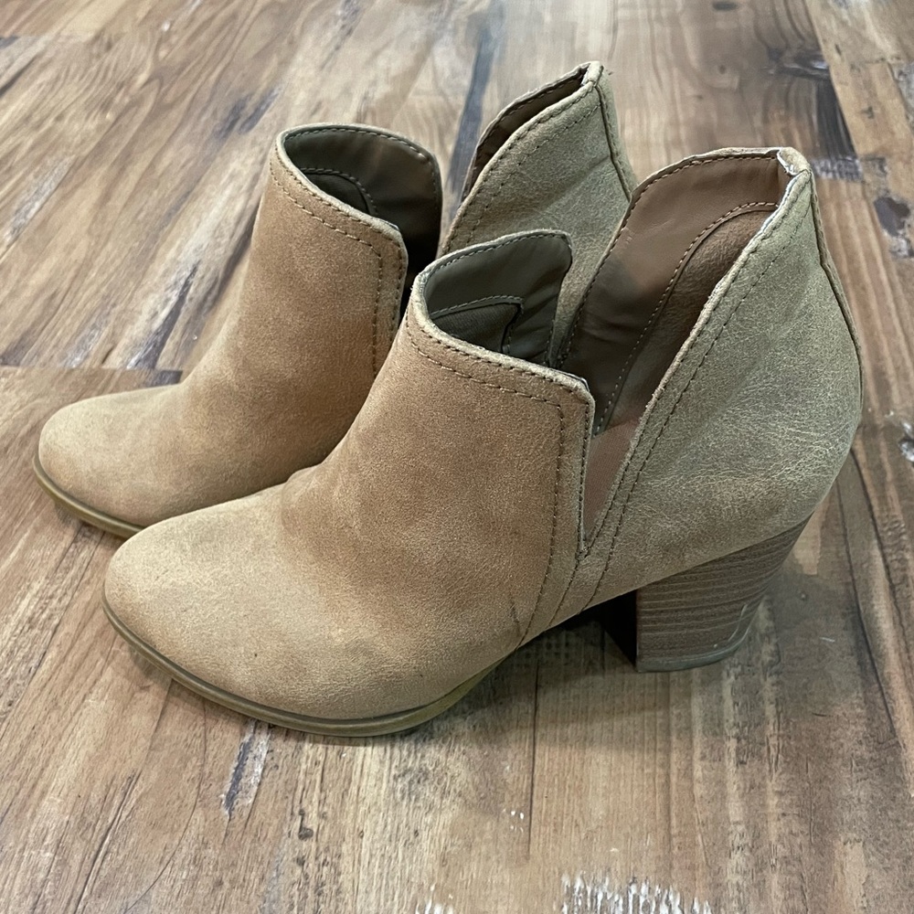 Fergalicious Tan Bootie
